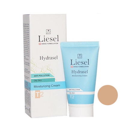 کرم مرطوب کننده رنگی متوسط هیدراسل مخصوص پوست چرب